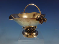 Georg Jensen Sterling Silver Midcentury Modern Sugar Basket 3D Detailing #235B