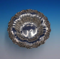 Black Starr and Frost Sterling Silver Fruit Bowl with Flower Border #675 (#4744)
