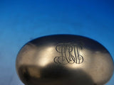 English Victorian Sterling Silver & Glass Dresser Jar Oval London 1896 (#6632)