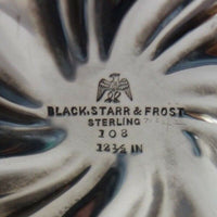 Rose by Black, Starr and Frost Sterling Silver Fruit Bowl Pierced #108 (#2983)
