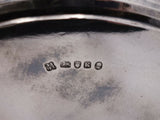 English Sterling Silver Round Salver Tray Georgian c1805 8 7/8" Antique (#3594)