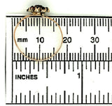 10k Yellow Gold Genuine Natural Bohemian Garnet Ring (#J4791)