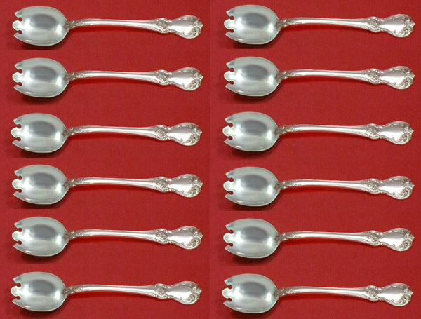 Old Master by Towle Sterling Silver Ice Cream Dessert Forks 5 3/4" Custom Set 12