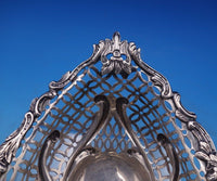 William Comyns English Victorian Sterling Silver Bowl Oval Footed Fancy (#6898)