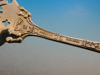 Georgian by Towle Sterling Silver Flatware Salad Serving Set Old Pierced 9"