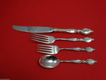 Silver Swirl by Wallace Sterling Silver Regular Size Place Setting(s) 4pc