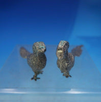 Vigueras Mexican Sterling Silver Salt and Pepper Set 2pc Pheasant Form (#6538)