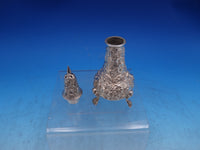 Baltimore Rose by Schofield Sterling Silver Salt & Pepper Shakers Pair (#7080)