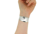 Hand Hammered Sterling Wide Cuff Bracelet (#J3143)