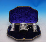 William Hutton and Sons English Sterling Silver Condiment Set 3pc in Box (#3890)