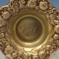 Strawberry by Mauser Sterling Silver Salt Dip Gold Washed 2 3/4" (#0479)