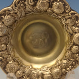 Strawberry by Mauser Sterling Silver Salt Dip Gold Washed 2 3/4" (#0479)