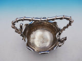 Number 41 by Meriden Silverplate Basket with Squirrel with Applied Roses (#4504)