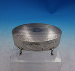 Charles S. Green English Sterling Silver Jewelry Box with Red Velvet Pad (#4061)