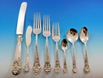 Georgian by Towle Sterling Silver Flatware Set Dinner Size 12 Service 100 Pieces