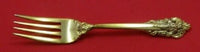 Grande Baroque Gold By Wallace Sterling Silver Salad Fork 6 1/2"