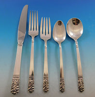 Mansion House by Heirloom Oneida Sterling Silver Flatware Set 12 Service 64 pcs