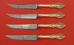 Grand Victorian by Wallace Sterling Silver Steak Knife Set 4pc HHWS  Custom