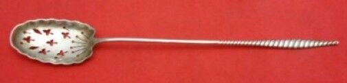 Oval Twist by Whiting Sterling Silver Olive Spoon Long 9" Original