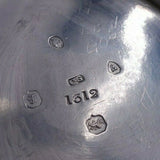 Victorian 1837 English Silver Hand Chased Tea Pot by Charles Gordon (#4246)