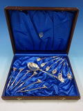 Morning Glory by Gorham Sterling Silver Nut Set 13 pieces in Original Fitted Box
