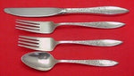 White Paisley By Gorham Sterling Silver Regular Size Place Setting(s) 4pc