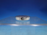 Elgin Mfg Silverplate Compact for Chatelaine Round #270959 Engraved Leaf (#6582)