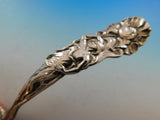 Raphael by Alvin Sterling Silver Sauce Ladle 6 3/4" Figural Woman Floral Server