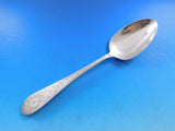 Colonial A Engraved by Whiting Sterling Silver Flatware Set Service 51 pc S mono