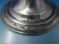 Courtship by International Sterling Silver Pair Short Candlesticks #N251 (#6140)