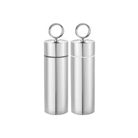 Georg Jensen Denmark Stainless Steel Bernadotte Salt & Pepper Grinder Set - New