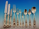 American Beauty by Shiebler Sterling Silver Flatware Set 8 Service 90 pcs Dinner