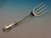 Wild Rose by International Sterling Silver BBQ Serving Fork 7 3/4" Custom Made