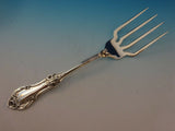 Wild Rose by International Sterling Silver BBQ Serving Fork 7 3/4" Custom Made