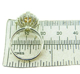 14k Gold 1.68ct Genuine Natural Precious Topaz and 3/4ct Diamond Ring (#J4730)