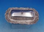 Repousse by Kirk Sterling Silver Covered Butter Dish w/ glass liner (#7316)