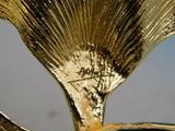 New Leaves Ginkgo by Michael Aram Gold Goldtone Double Compartment Dish - New
