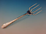 Chased Romantique by Alvin Sterling Silver BBQ Serving Fork 7 3/4" Custom Made