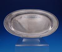 Edward H. Breese Arts and Crafts Sterling Silver Tray Oval Hammered #96 (#7673)