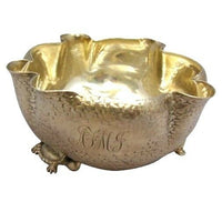 Wood & Hughes Sterling Silver Terrapin Bowl w/Figural Snapping Turtles (#0050)