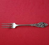 Trianon Pierced by Dominick & Haff Sterling Silver Strawberry Fork 4 1/4"