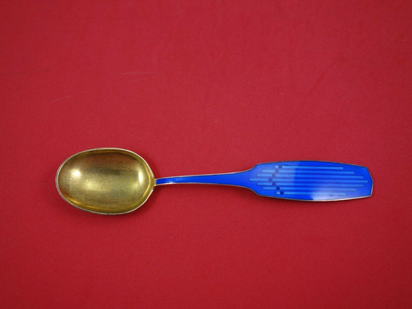 Christmas Spoons and Forks by Michelsen Sterling Teaspoon w/ Blue Enamel