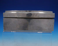 Estate English Silver Cigarette Box with Wood Lining by Walker & Hall (#4238)