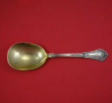 Touraine by Gorham Sterling Silver Preserve Spoon Gold Washed 7 1/8" Serving