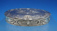 William Comyns English Sterling Silver Box with Cherubs Angels London 1902 #6623