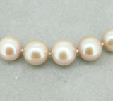Huge 10-13mm Freshwater Pink Pearl Necklace (#J5091)