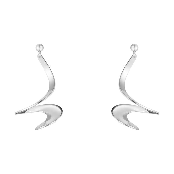 MÖBIUS by Georg Jensen Denmark Sterling Silver Dangle Earring Set - New