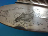 Japanese by Tiffany & Co. Sterling Silver Fish Serving Set Koi and Bird design