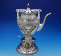 Cellini by Barbour Silver Co Sterling Silver Kettle on Stand #2100 (#3679)