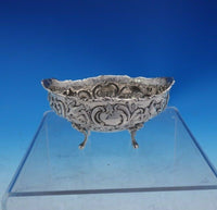 German .800 Silver Salt Dip with Birds and Foliage 2" x 3 1/2" 1.4 ozt. (#4047)